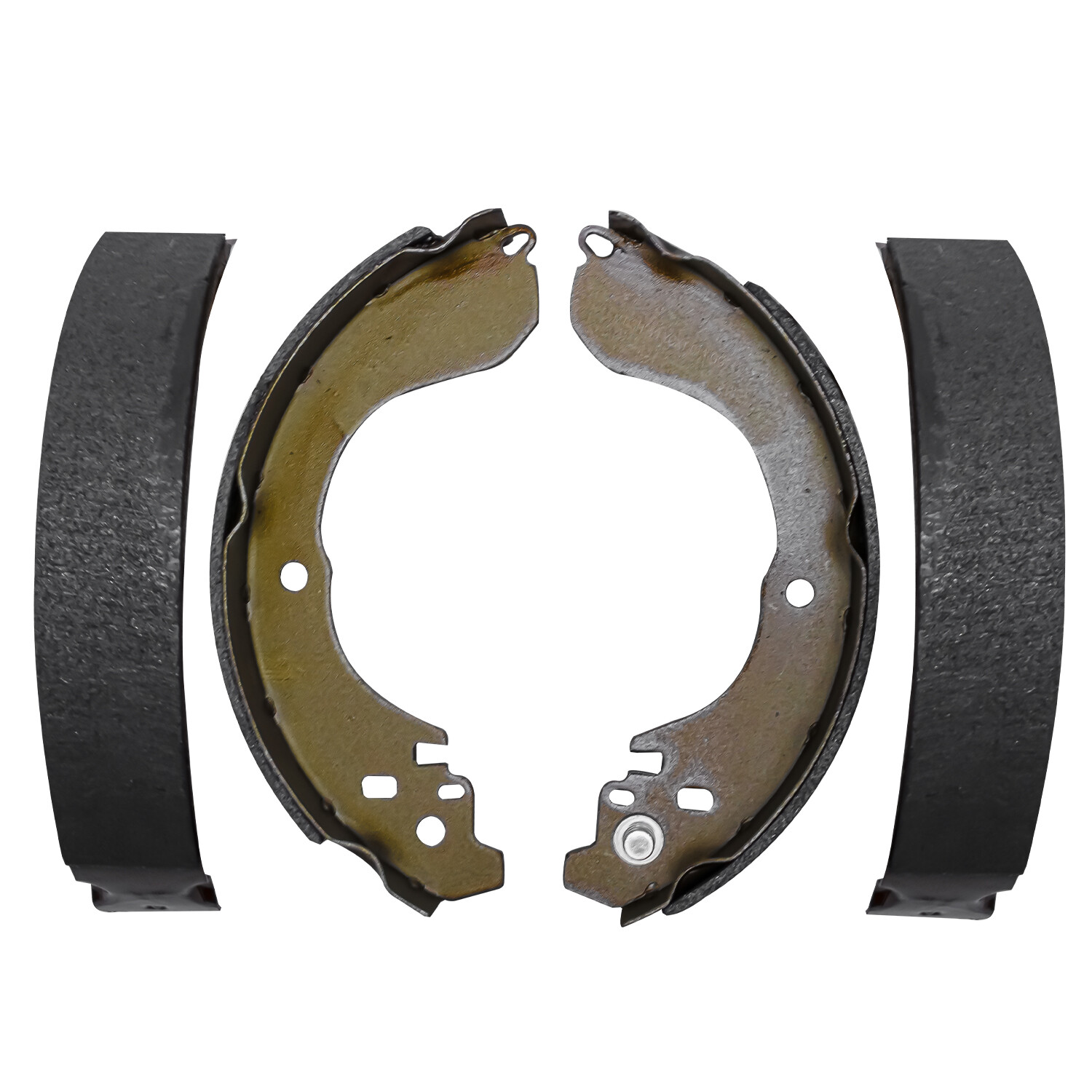 Front Ceramic Brake Pads + Rear Shoes for 2007 - 2012 Nissan Cube Sentra Versa