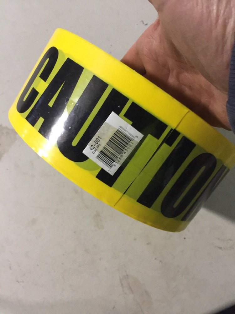 Ideal 42-001 "Caution" Tape