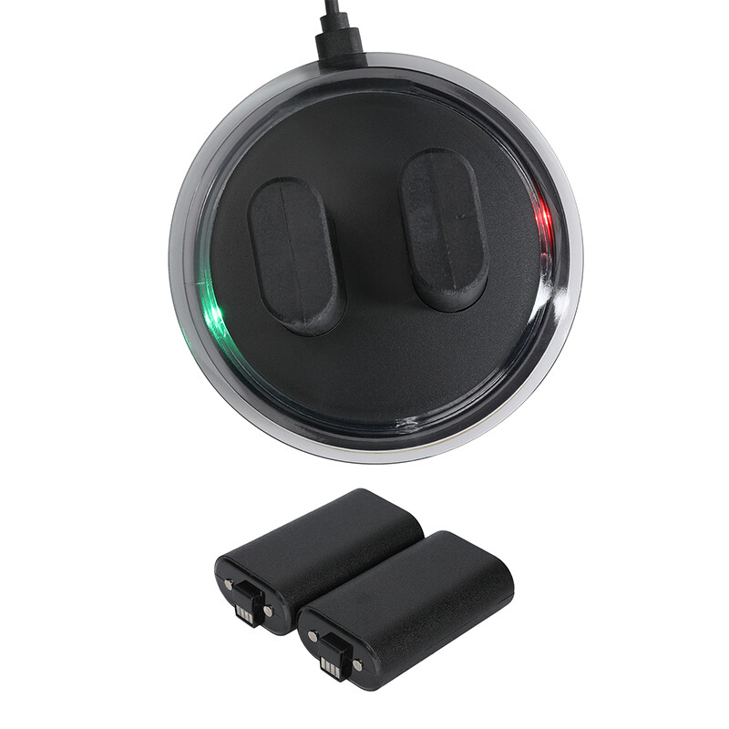 2 For XBOX ONE Controller Play Dual Charging Dock + 4x Rechargeable Battery Pack