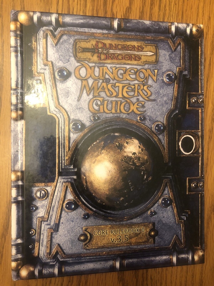 NM! DUNGEON MASTER'S GUIDE W/MAP Dungeons & Dragons 4th Edition 2003 1st print