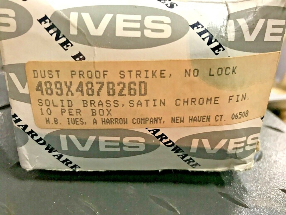 IVES 489 X 487 US26D DUST PROOF STRIKE