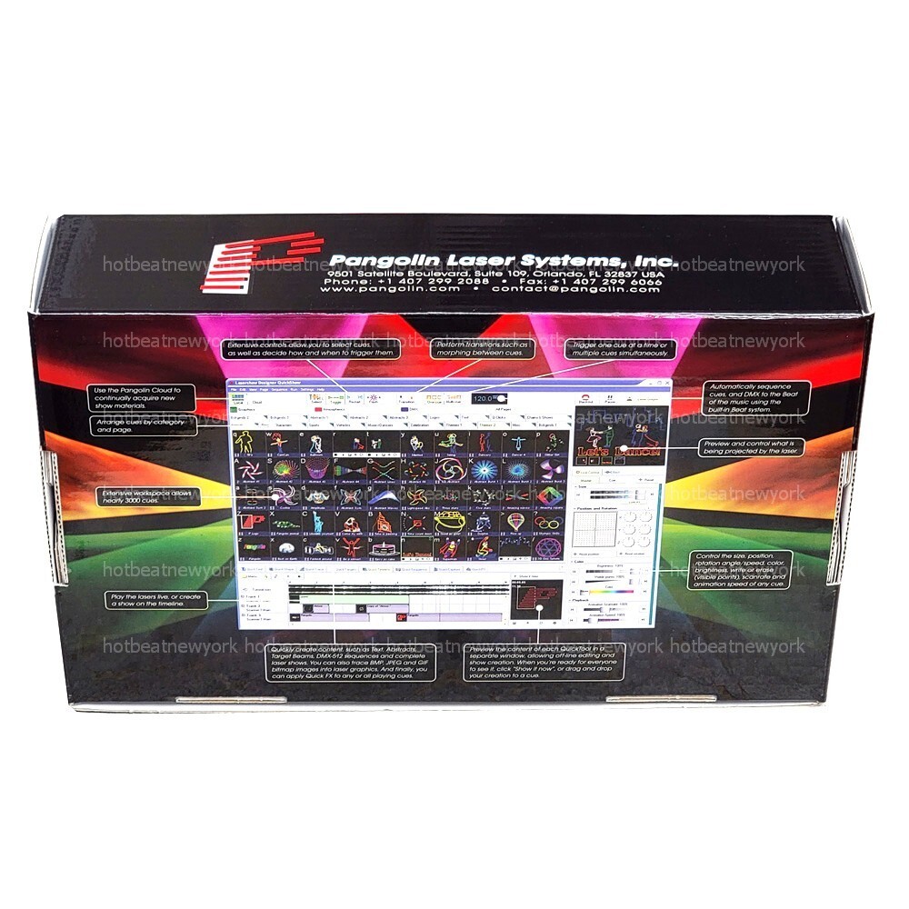 Pangolin QuickShow FB3 Control Software USB ILDA Interface