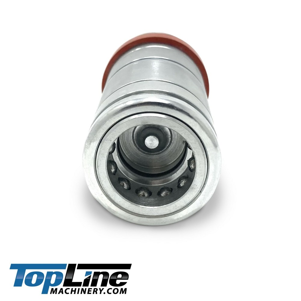 1/2 (#8) SAE Thread Hydraulic Ag Female Coupler Push Pull Connect Under Pressure