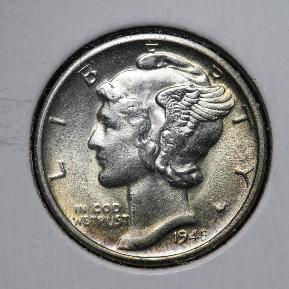 1945-S Mercury Silver Dime E323 WXL