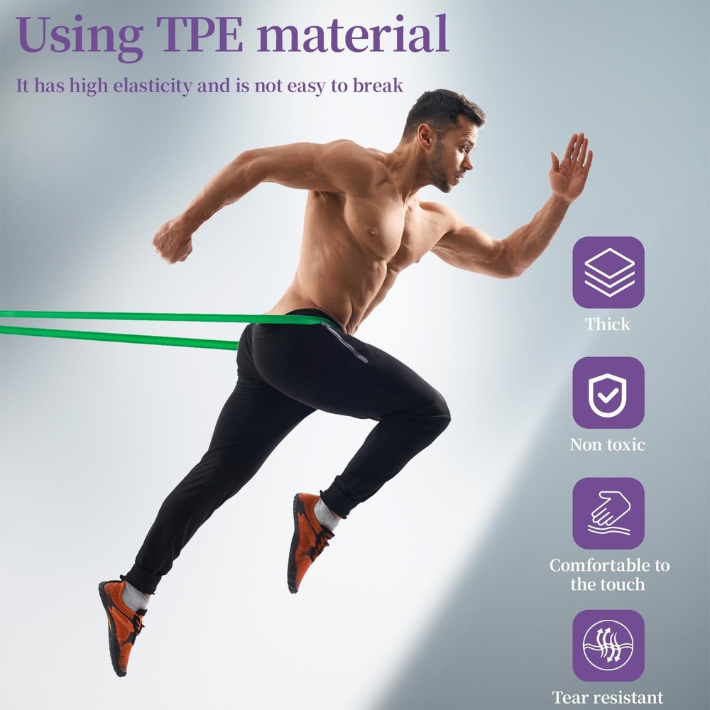 Resistance Bands for Working Out, Pull Up Assistance Bands, Exercise Workout ...