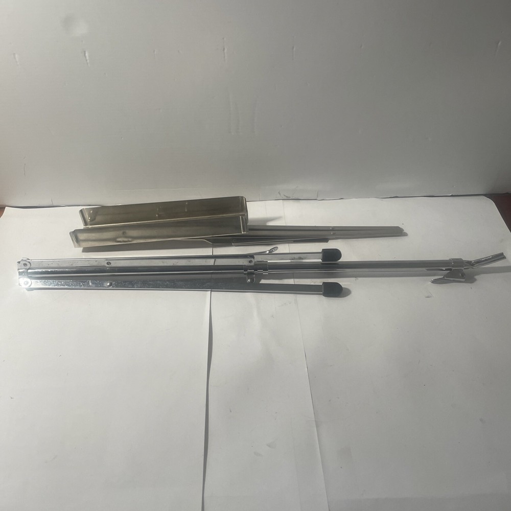 Vintage Belmonte Folding Chrome Music Stand - Adjustable EUC