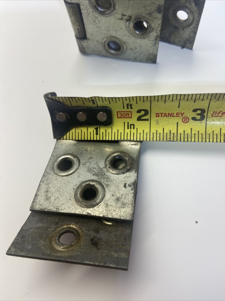 Original Military Box & Crate Hardware Hinge Set (2)