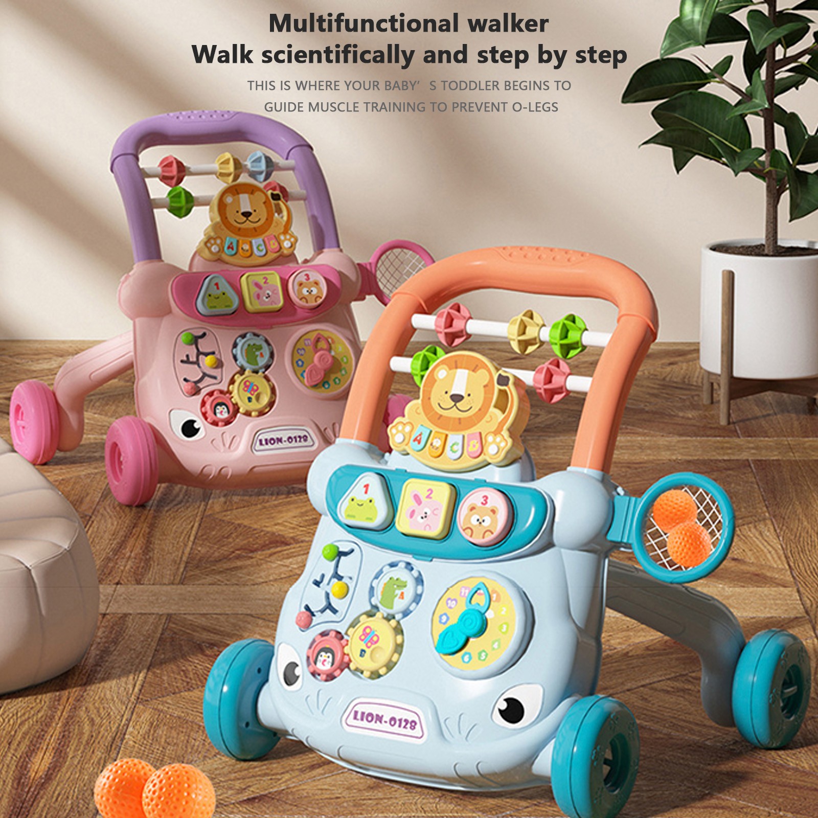 Baby Walker Sit and Stand Push Learning Toys