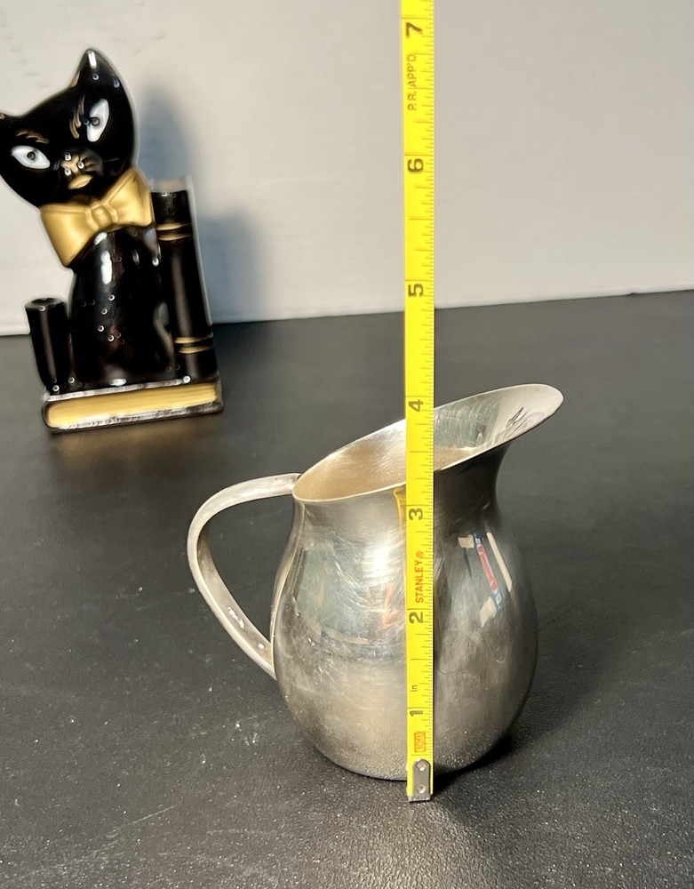 F.B. Rogers USA 1960s Silverplate Creamer Pitcher, 2x4”