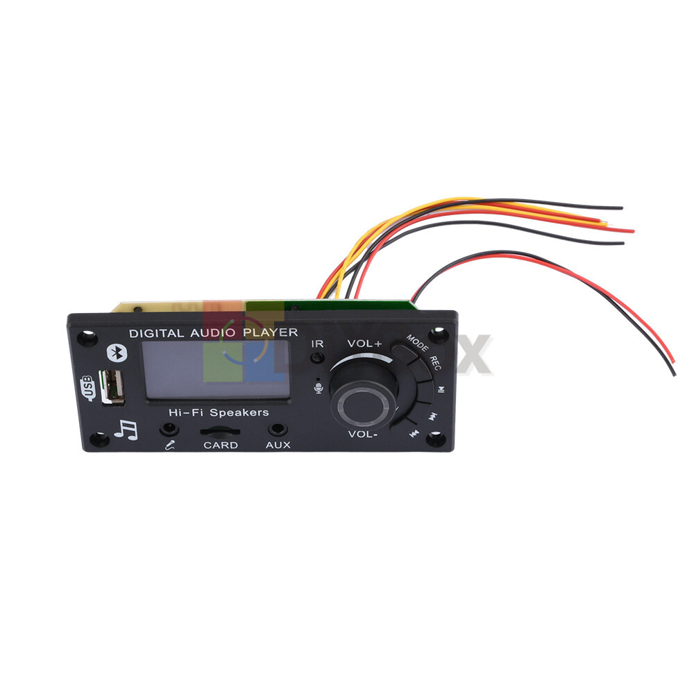 MP3 Decoder Board LCD Bluetooth FM Radio Audio Module with Remote Control 12V