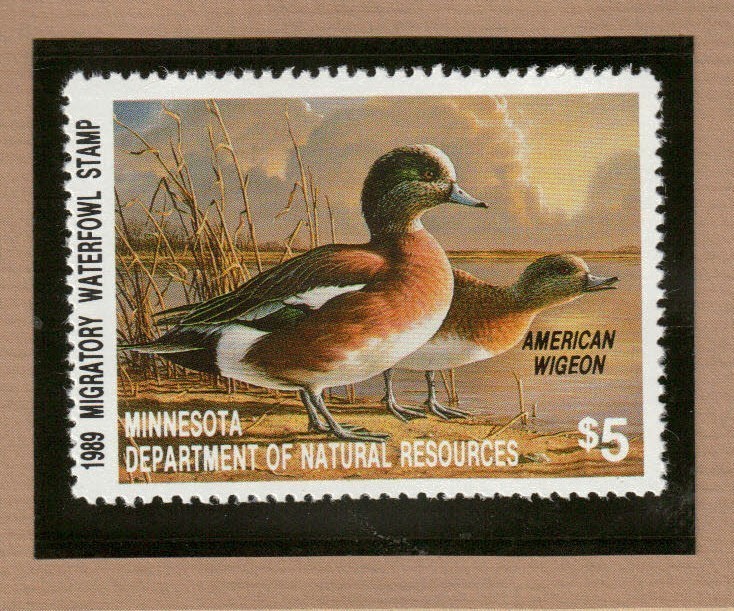 MN13 - Minnesota State Duck Stamp. Single. MNH. OG.
