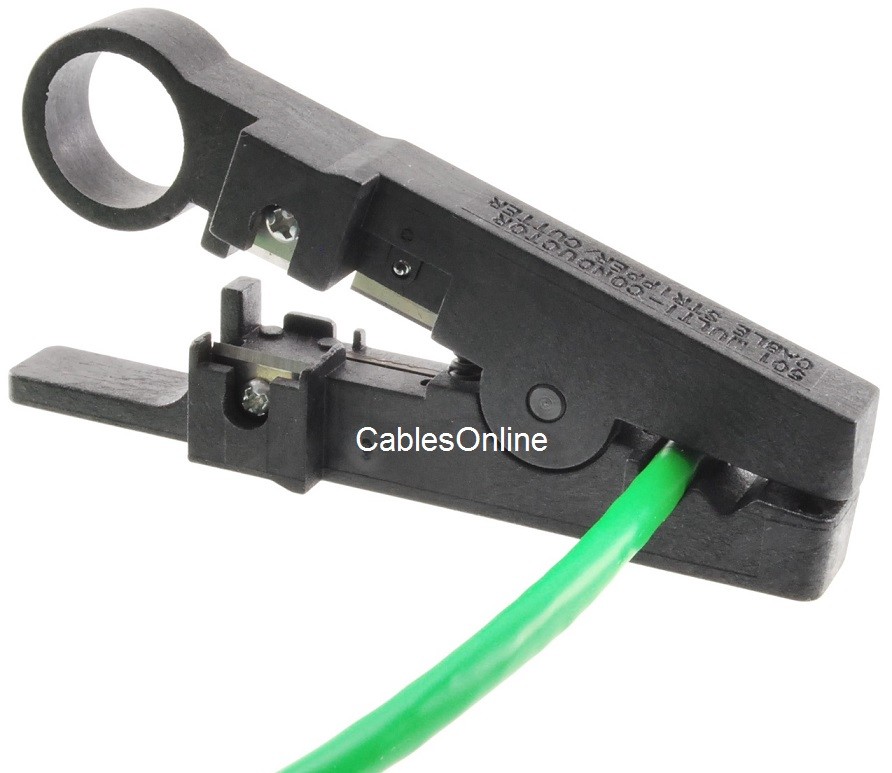 Adjustable Cable Jacket Stripper for UTP/STP, Round, Flat Wire, TL-405
