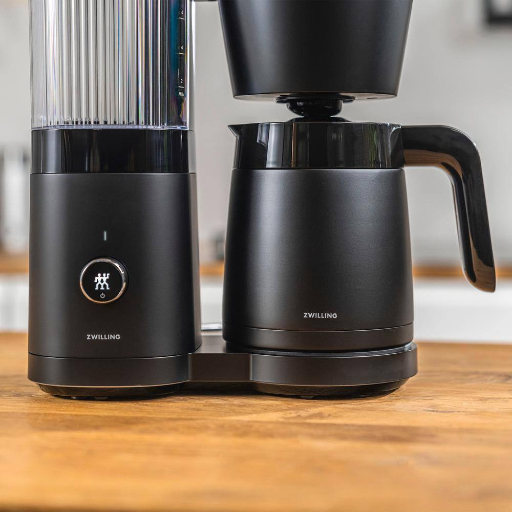 Enfinigy 10- Cup Black Thermal Drip Coffee Maker
