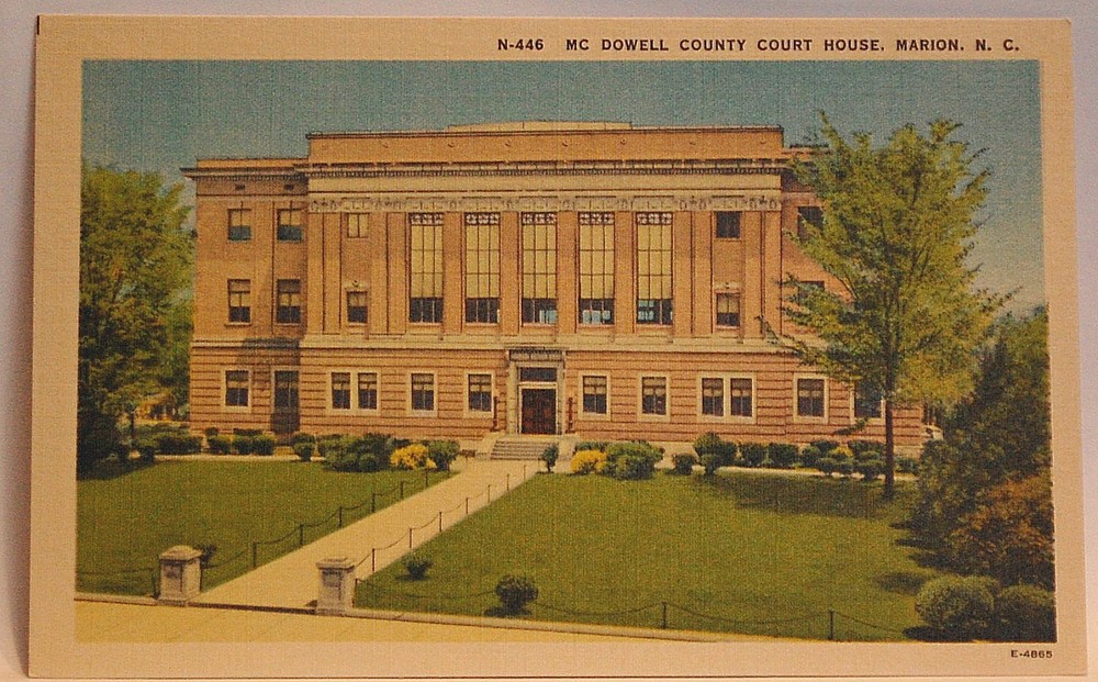 Mc Dowell county court house NC