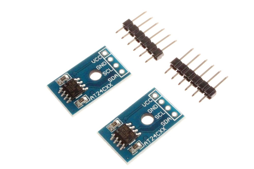 Pack of 2 EEPROM Memory Module AT24C256 I2C IIC Interface for MCU Development