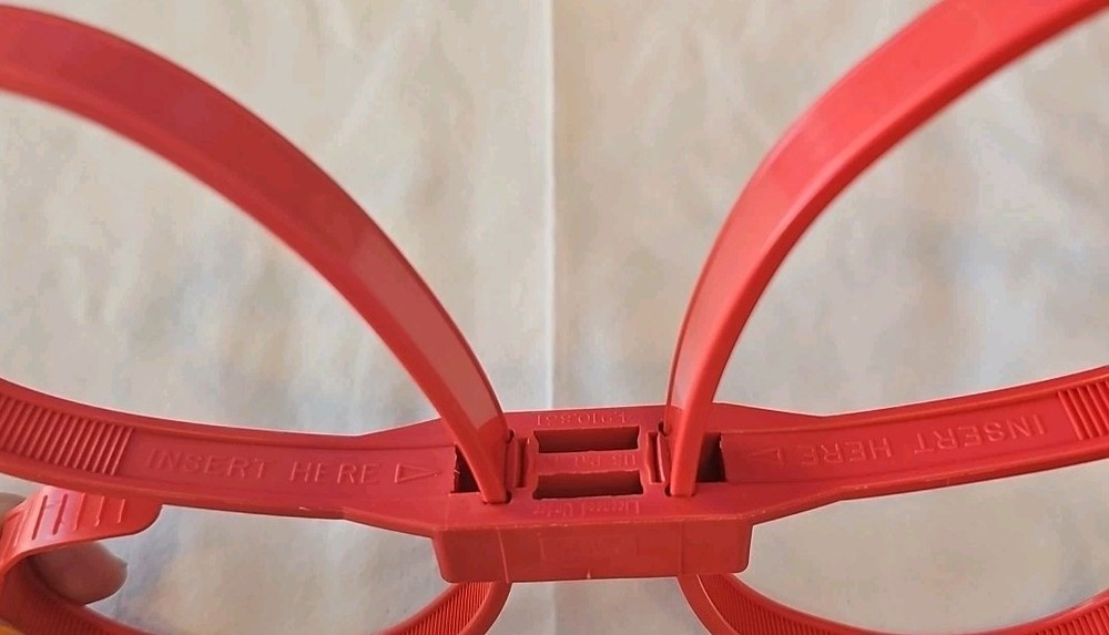 Monadnock 4205 Double Cuff Restraint-Trainer- RED 3-PACK *NEW UNOPENED PACKAGE*