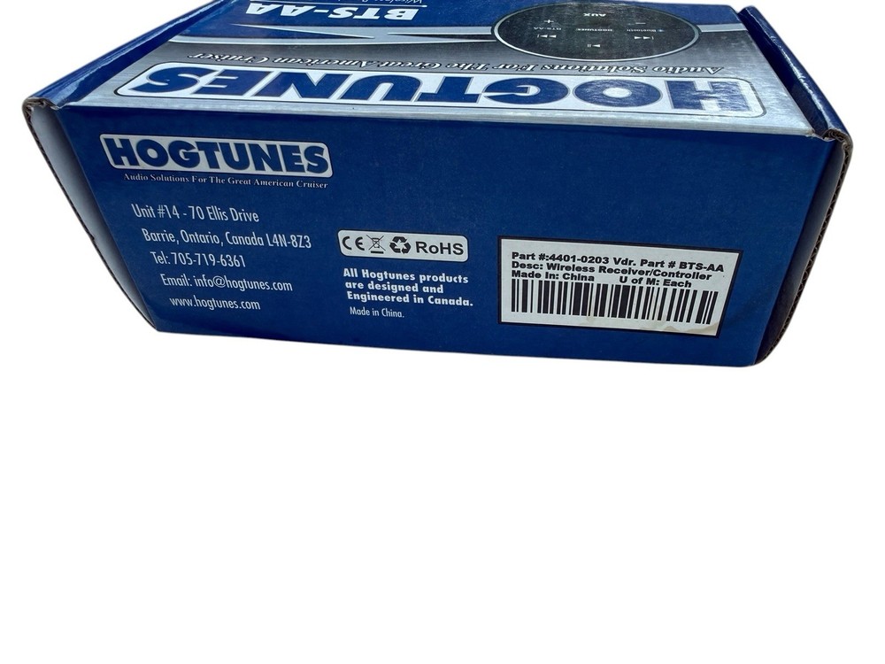 HOGTUNES BTS-AA Fairing Wireless Receiver/Controller, 4401-0203