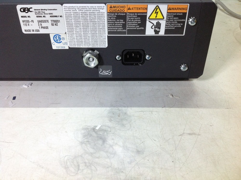 GBC Modular Series MP2000PB Modular Comb Binding Punch