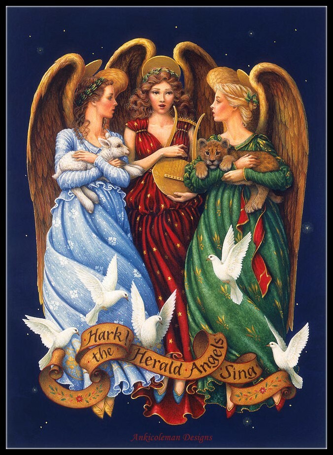 Chart Needlework Crafts DIY - Counted Cross Stitch Patterns - Angels Sing