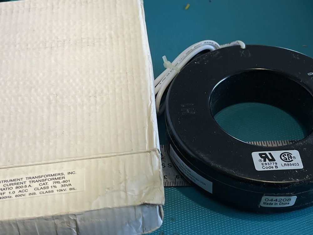 INSTRUMENT TRANSFORMERS CURRENT TRANSFORMER E 93779. LT89403