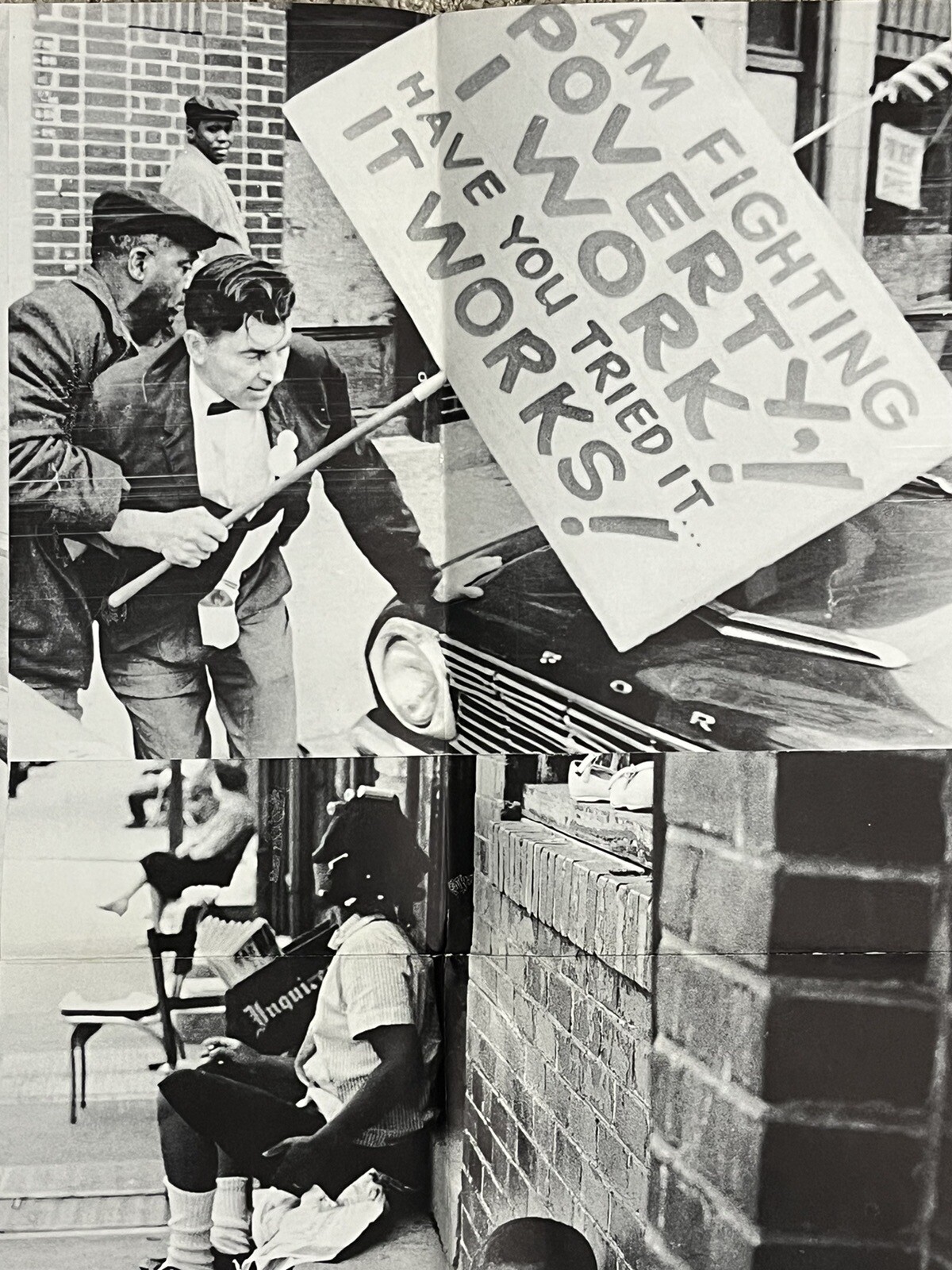 Vintage RARE 1968 Civil Rights Freedom Social Justice Equality Poster 36”X48”