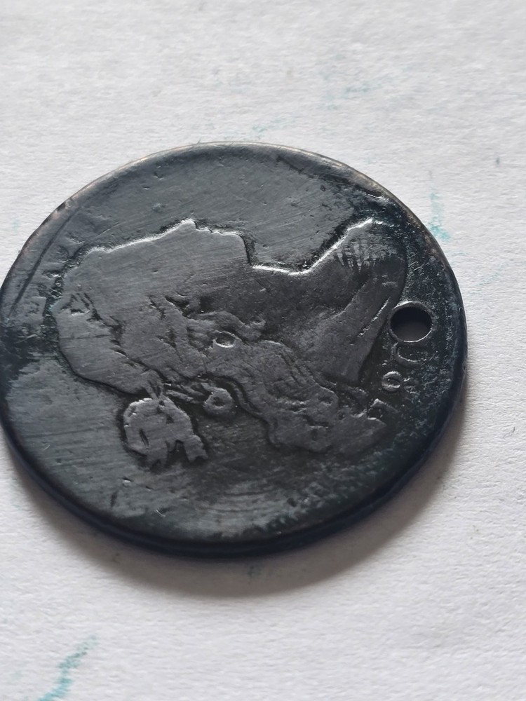1800 Large Cent Holed