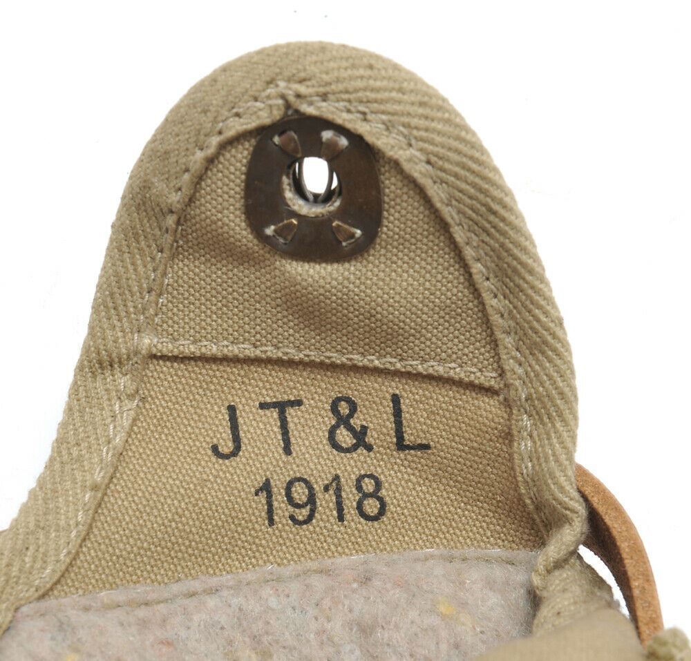 US WW1 M1910 Cavalry Canteen Cover Khaki marked JT&L 1918