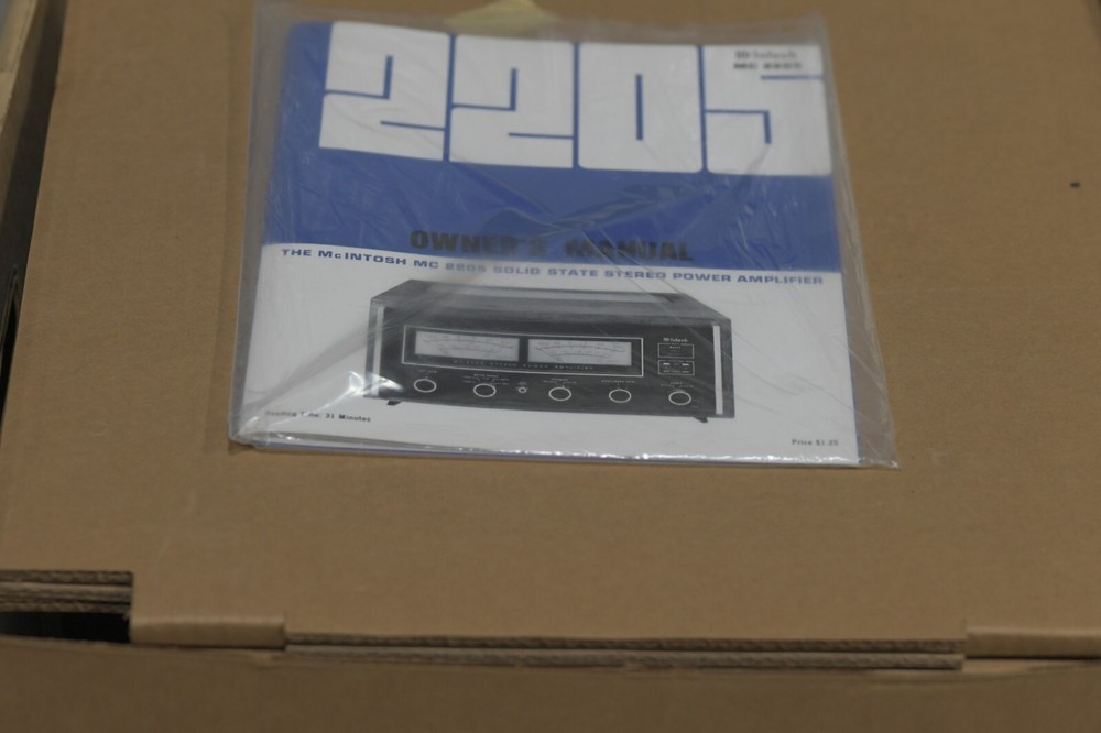 McIntosh MC2205 Solid State Amplifier - 200WPC