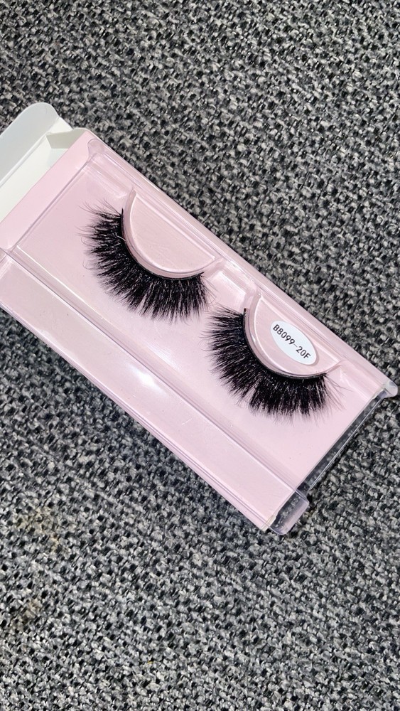 3d mink lashes 18 -20 mm fluffy