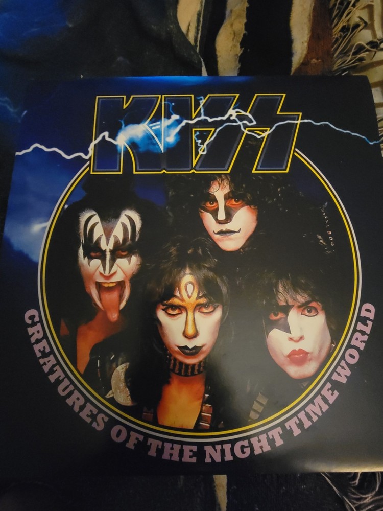KISS - Creatures of the Night Time World - "Tour 83" Limited ed. Low # Blue wax