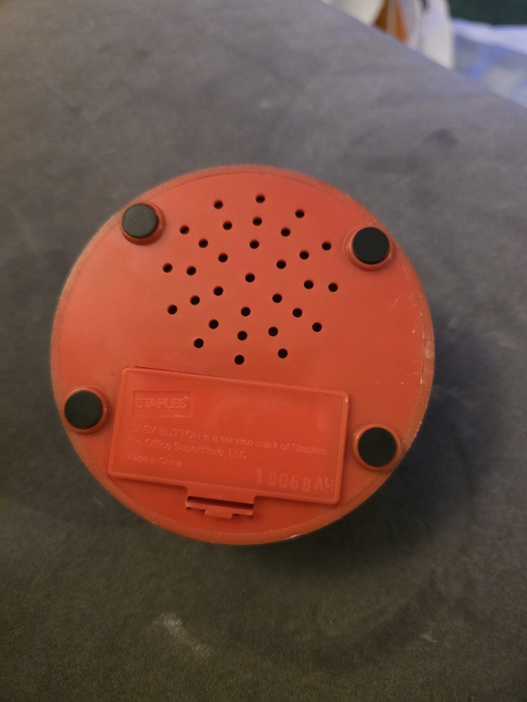 Staples “That was Easy” Red Button, tested & Works