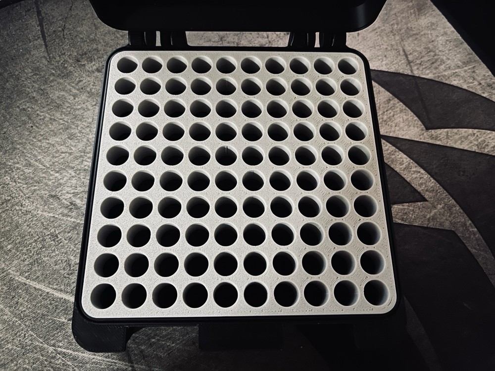 9mm Caliper Ammunition 100 Round Storage 3D Printed Container