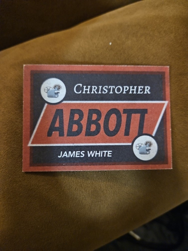 Christopher Abbott Custom Signed Card - Played James White In James White