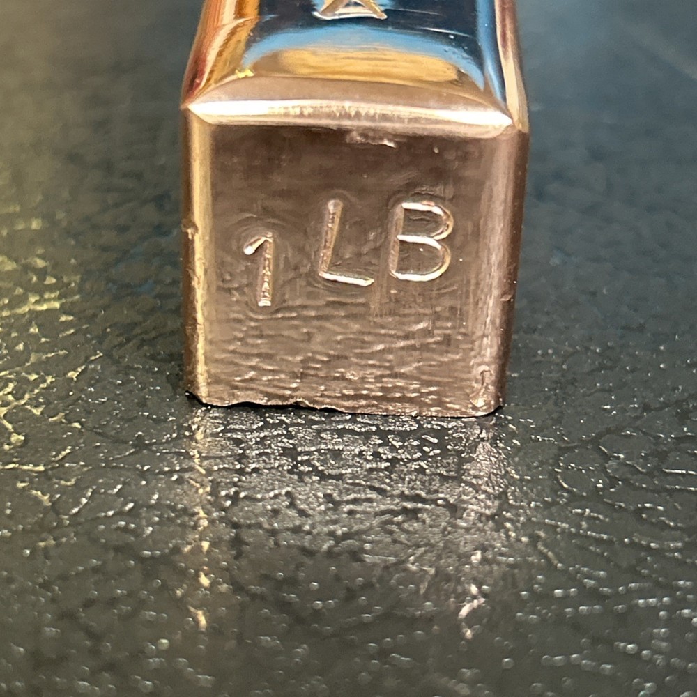 1LB Copper Bar Hand Poured