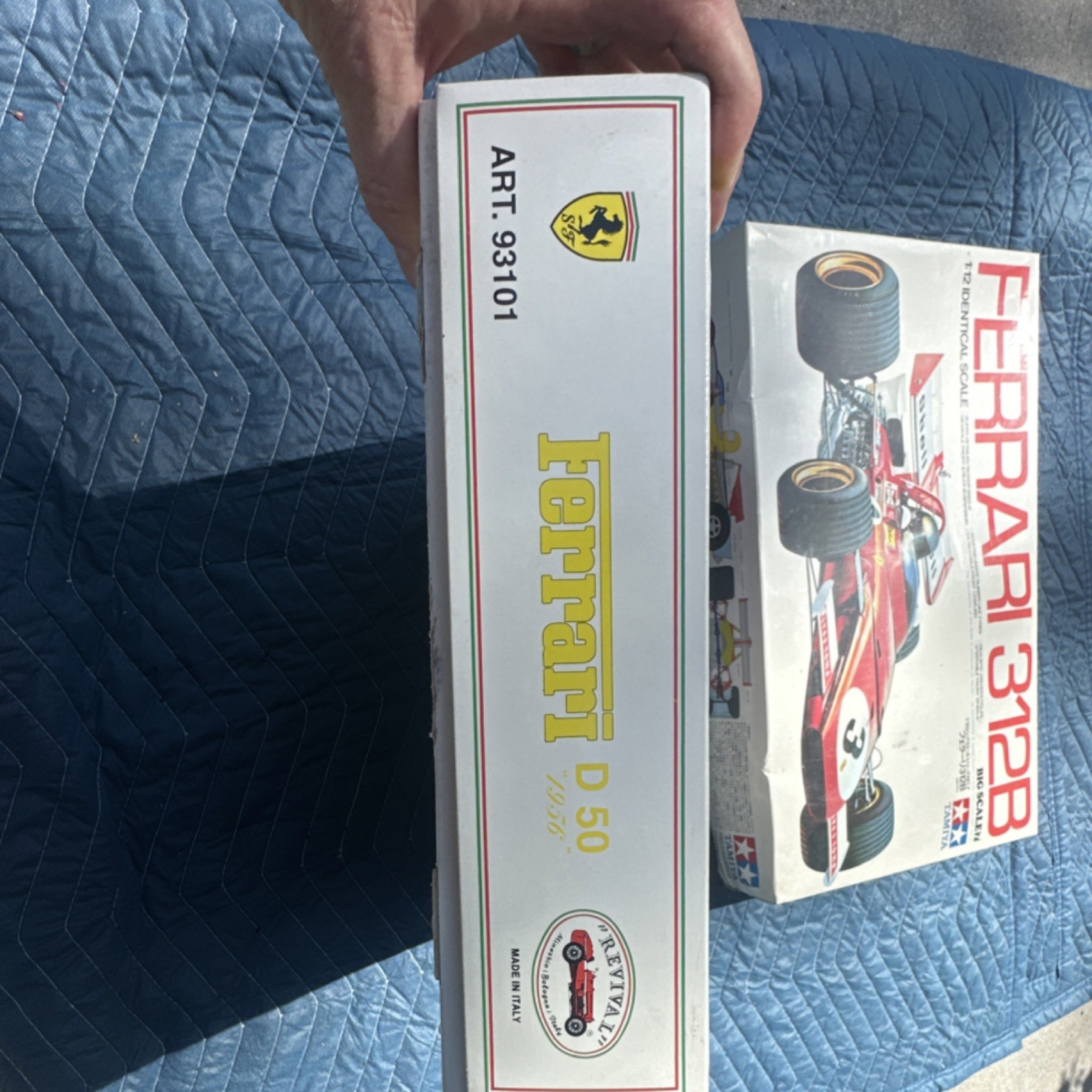 Revival Ferrari D50 1956 1:20 Metal Car Kit Red Sport Model MPN 93101