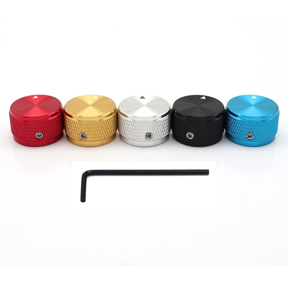 High-Quality Aluminium Alloy Guitar Knobs Speed Control Knobs Potentiometer Cap