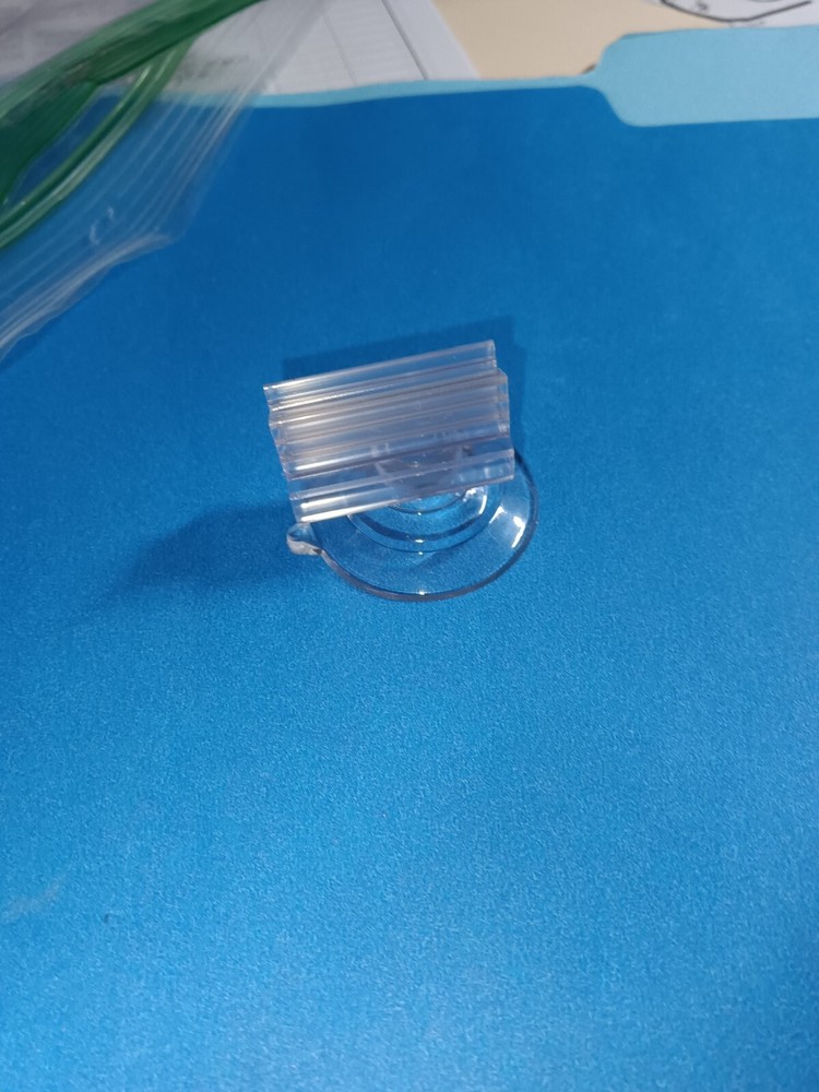 Small suction cup banner holder