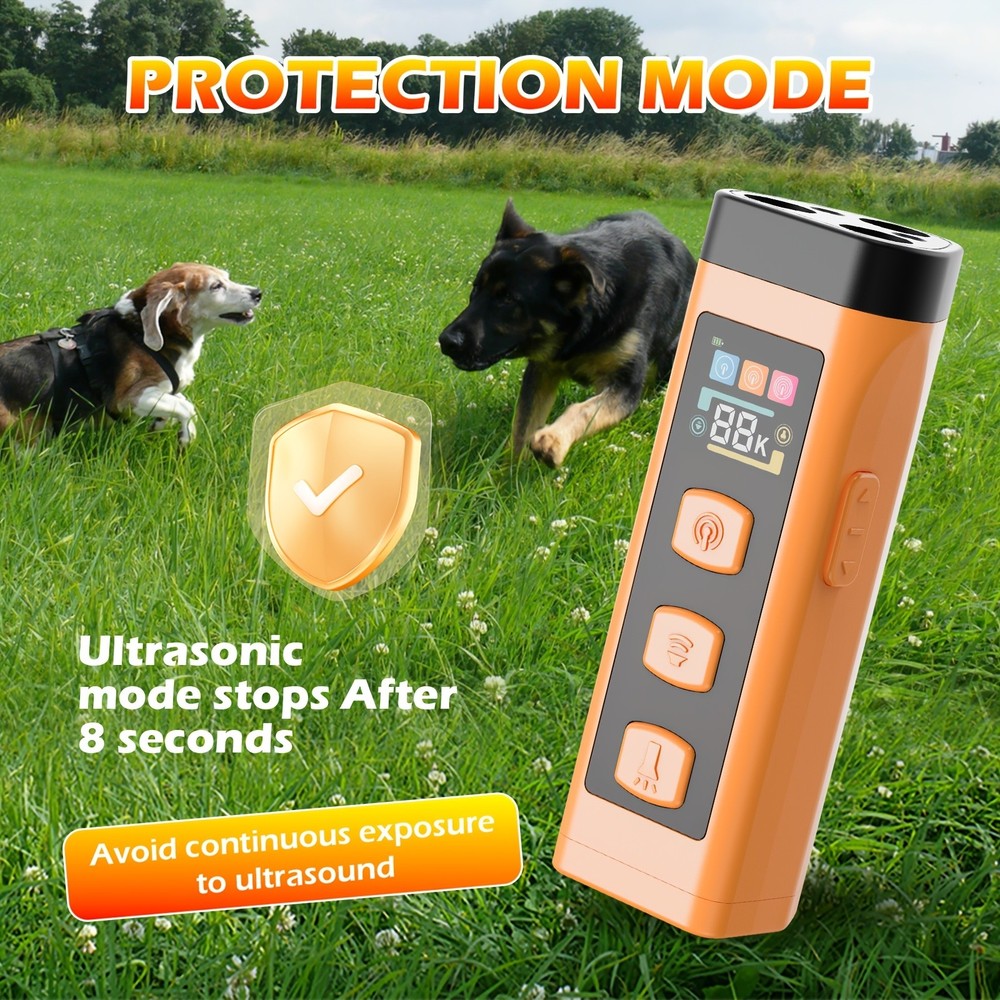 Non-Toxic Easy-To-Use Multi-Functional Adjustable Pet Anti-Barking Training Tool