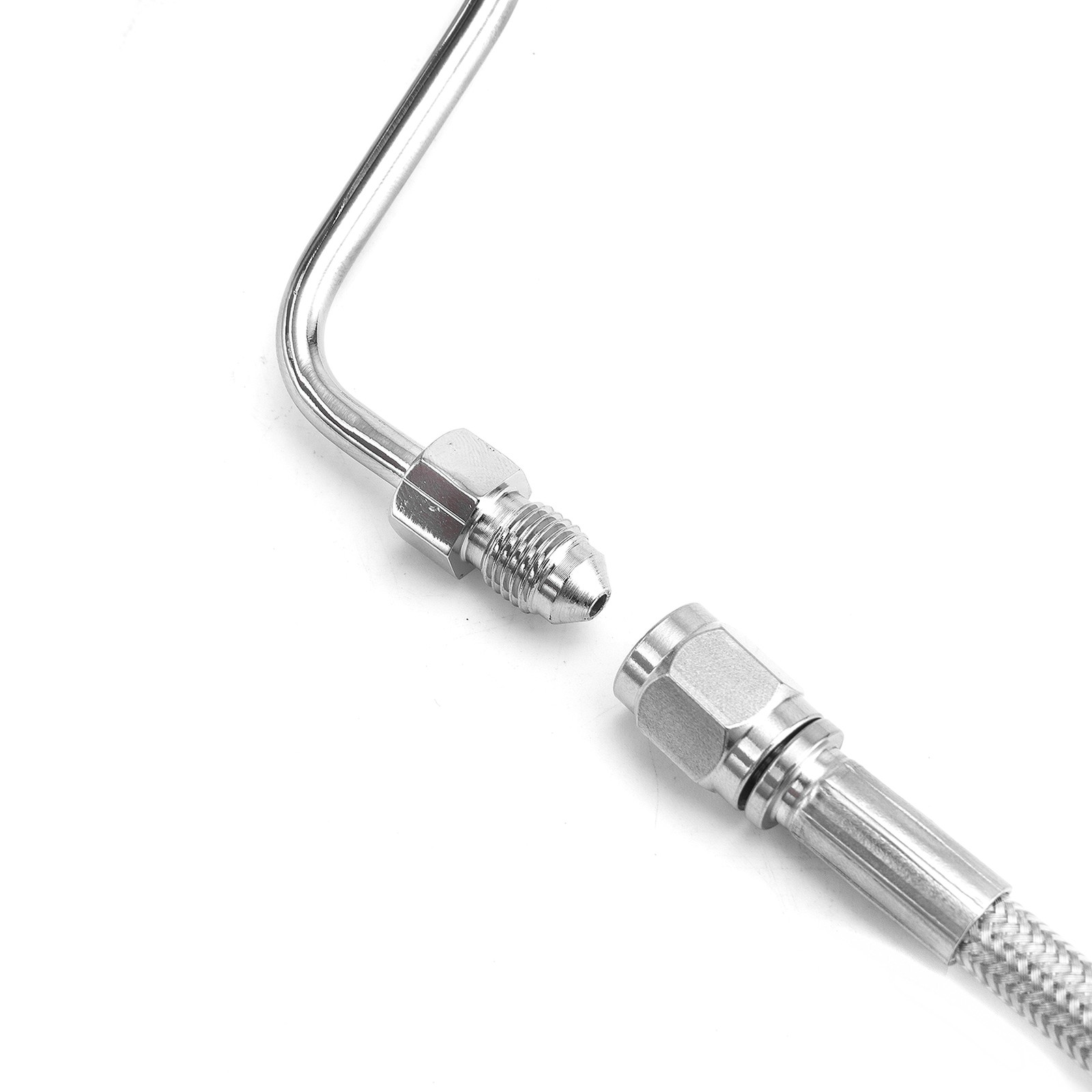 For Harley 2014-2023 12"-14" Handlebar Touring Non-ABS Front Brake Line Kit