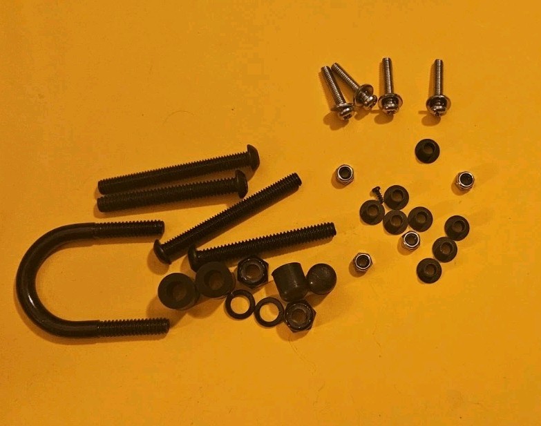 Various Assortment Of Garmin Motorcycle Gps Mount Parts. Zumo Ram