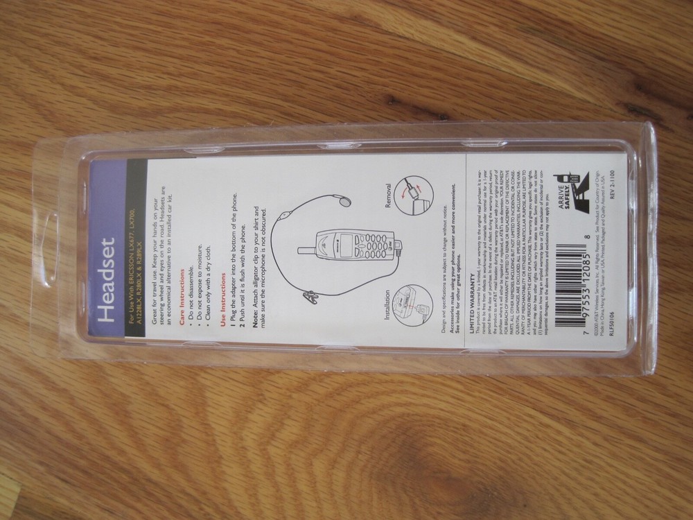 Headset Ericsson At&t New in Package