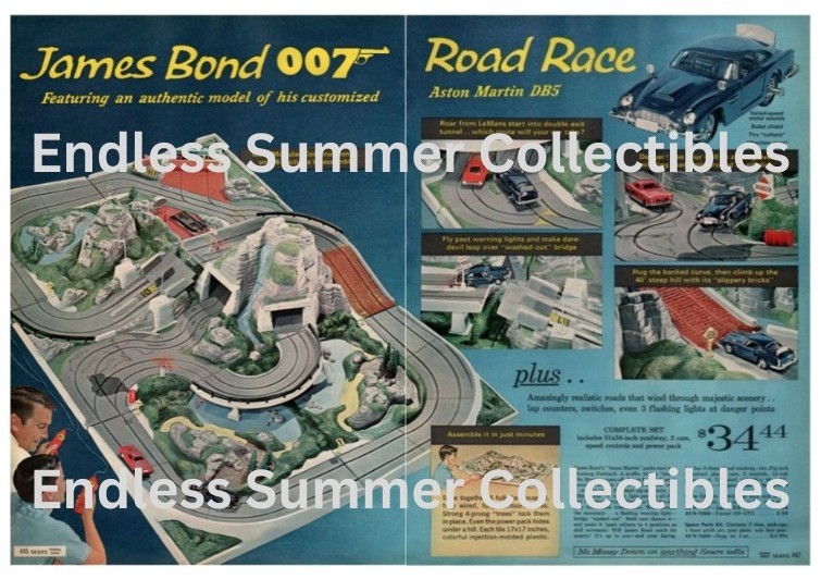 Classic Toy Ad Sears Catalog James Bond 007 Road Race 11oz Mug