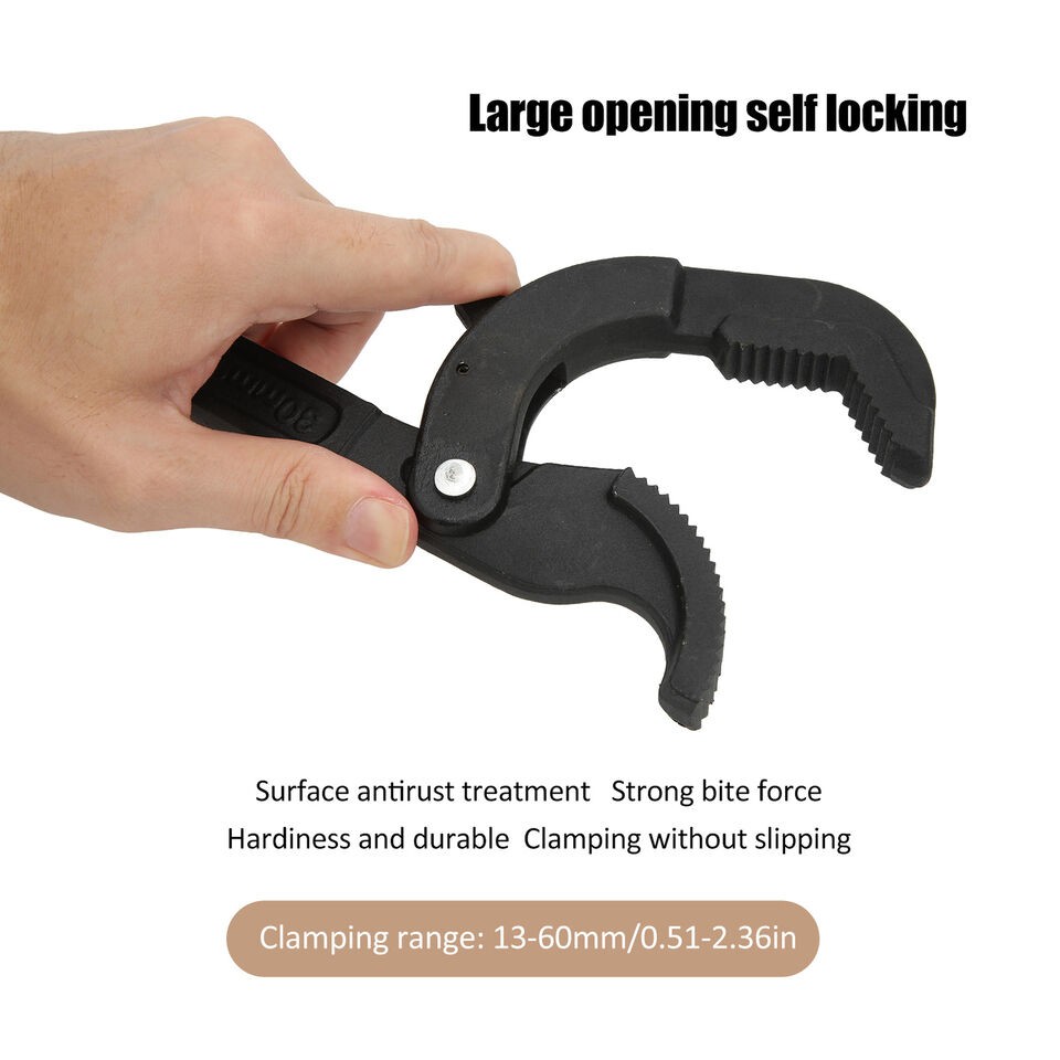 4 Pcs Multi-function Universal Wrench Set Self Adjusting, Pipe Wrench