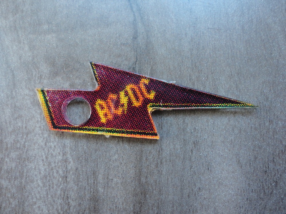AC/ DC Pinball Machine Promo Plastic Mint Key Chain 3