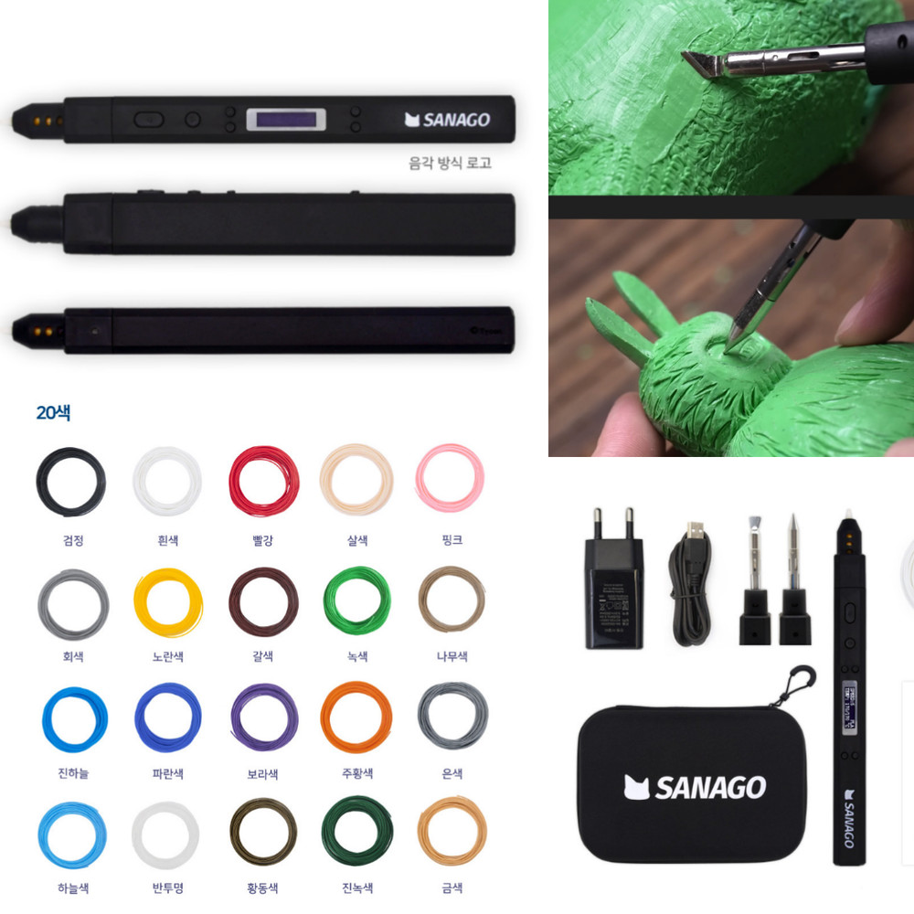 SANAGO New Sanago Premium 3D Pen Set 3 Type Module Replaceable