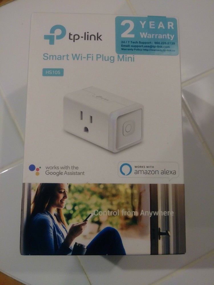TP-Link Smart WiFi Plug Mini HS105 Works with Amazon Alexa and Google Assistant