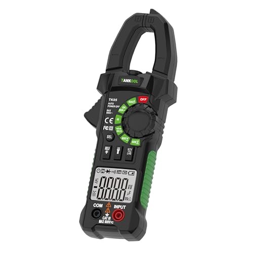 Digital Clamp Meter Multimeter Tester T-RMS 6000 Counts, Auto AC Current
