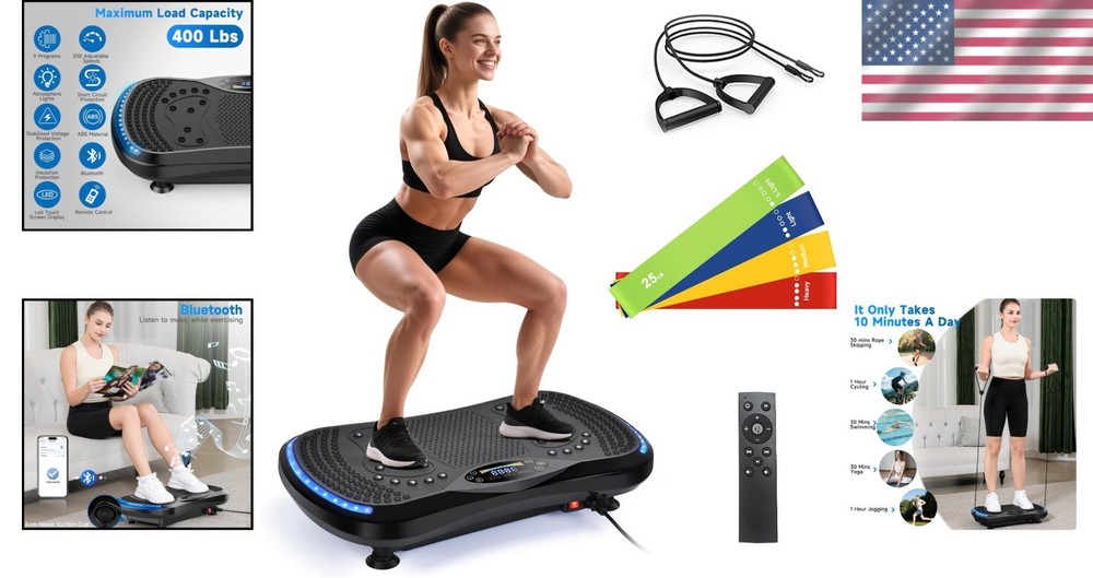 Vibration Platform for Weight Loss & Lymphatic Drainage