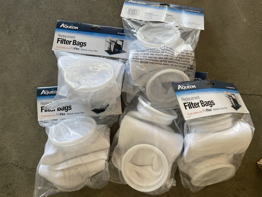 Aqueon Replacement Filter Bags ProFlex 200 Micron Modular Sump Filter 2 Pack