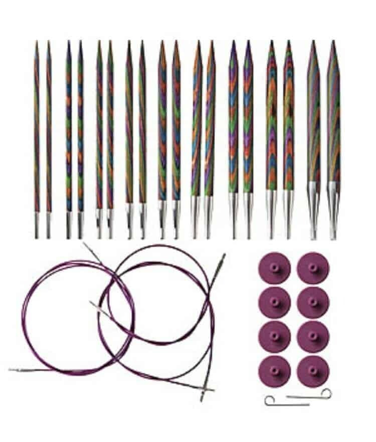 Rainbow Options Interchangeable Circular Set by Knit Picks